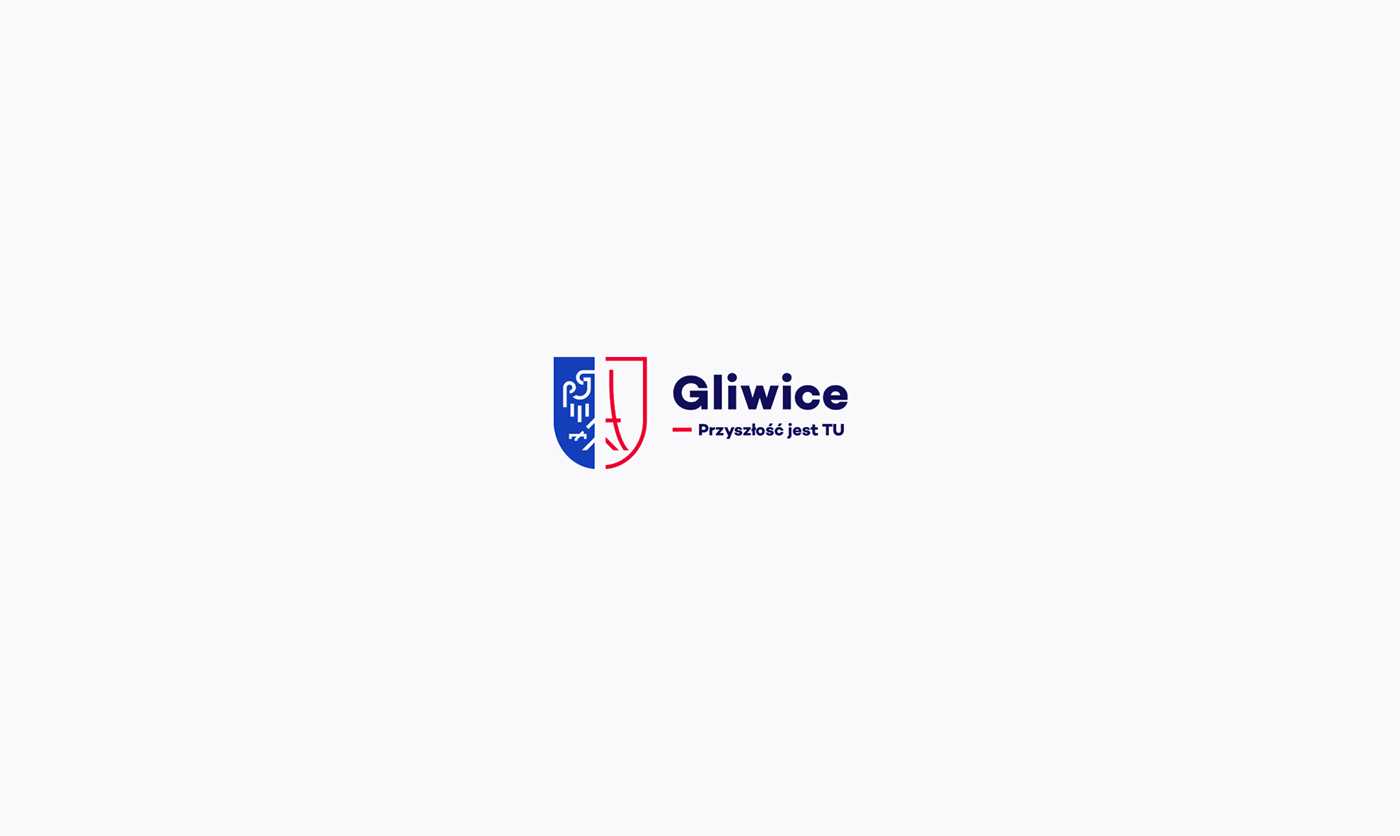 波兰格利维采Gliwice城市启动全新的logo形象设计-深圳VI设计2